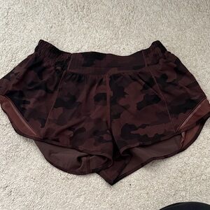 Lulu brown camo shorts